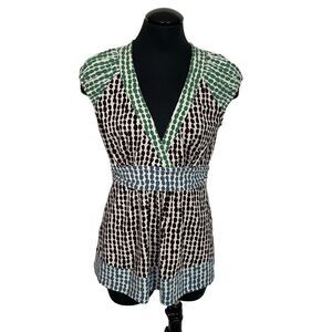 BCBGMAXAZRIA Polka Dot Blouse - Women’s M